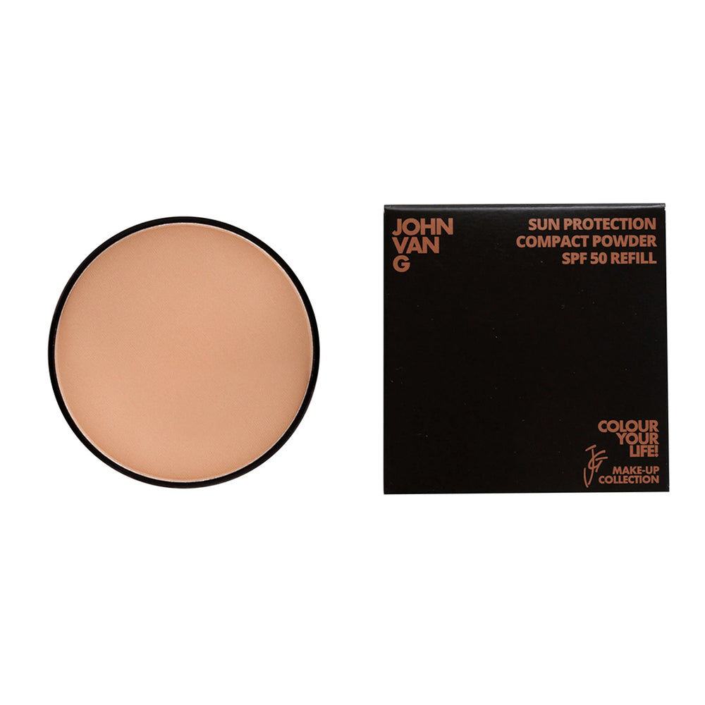John van G Cipria Compatta Protezione Solare SPF50 - Ricarica