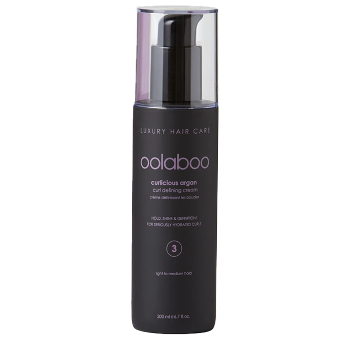 Oolaboo Curlicious Argan Curl Defining Cream 200ml flacone senza confezione
