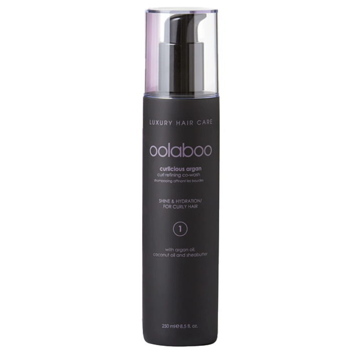 Oolaboo Curlicious Argan Curl Refining Co-Wash 250ml flacone senza confezione
