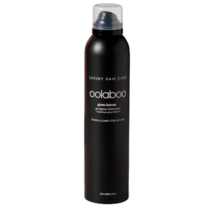 Oolaboo Glam Former Gorgeous Shine Spray 250ml bomboletta spray senza confezione
