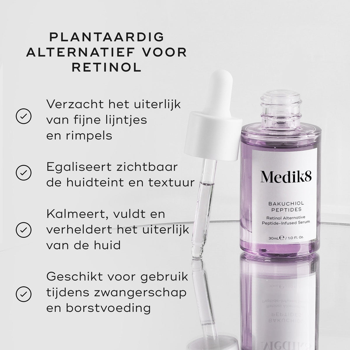 Medik8 Bakuchiol Peptides 30ml benefici