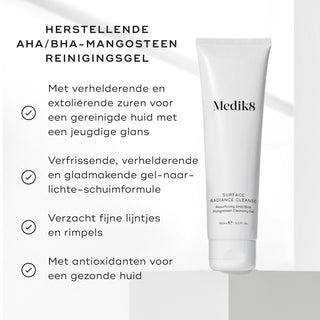 Medik8 Surface Radiance Cleanse benefici