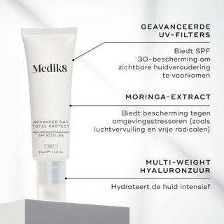 Medik8 Advanced Day Total Protect - SPF 30 50ml ingredienti principali