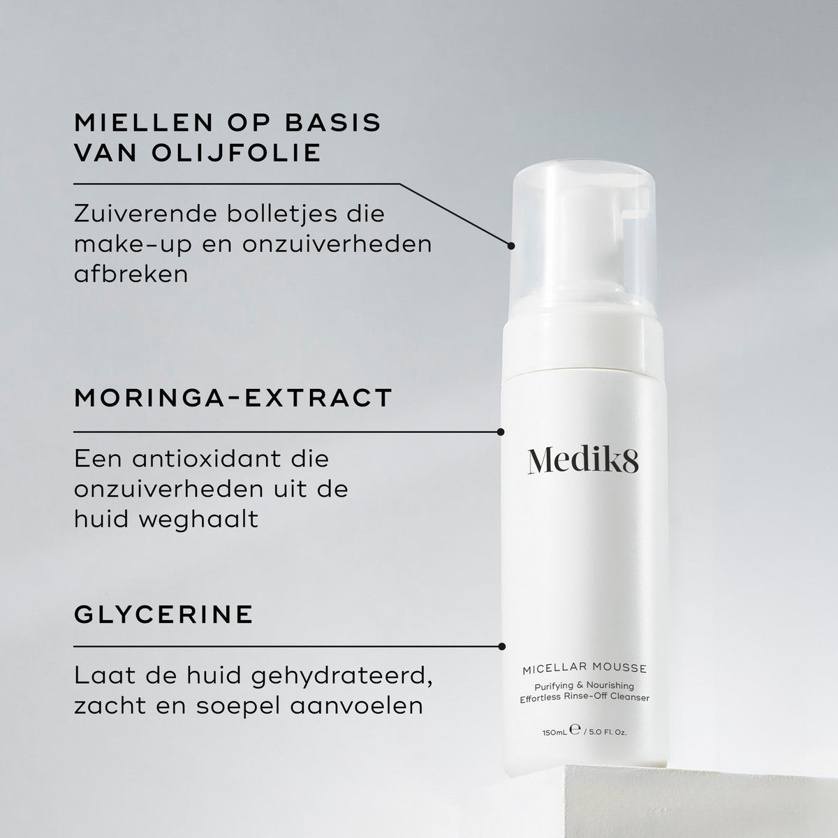 Medik8 Micellar Mousse ingredienti principali