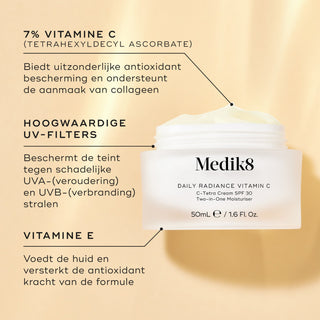 Medik8 Daily Radiance Vitamin C 50ml ingredienti principali