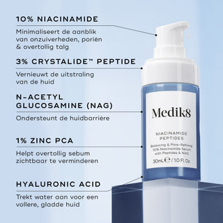 Medik8 Niacinamide peptides 30ml ingredienti principali