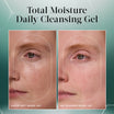 Medik8 Total Moisture Cleansing Gel 145ml prima con make-up e dopo senza make-up