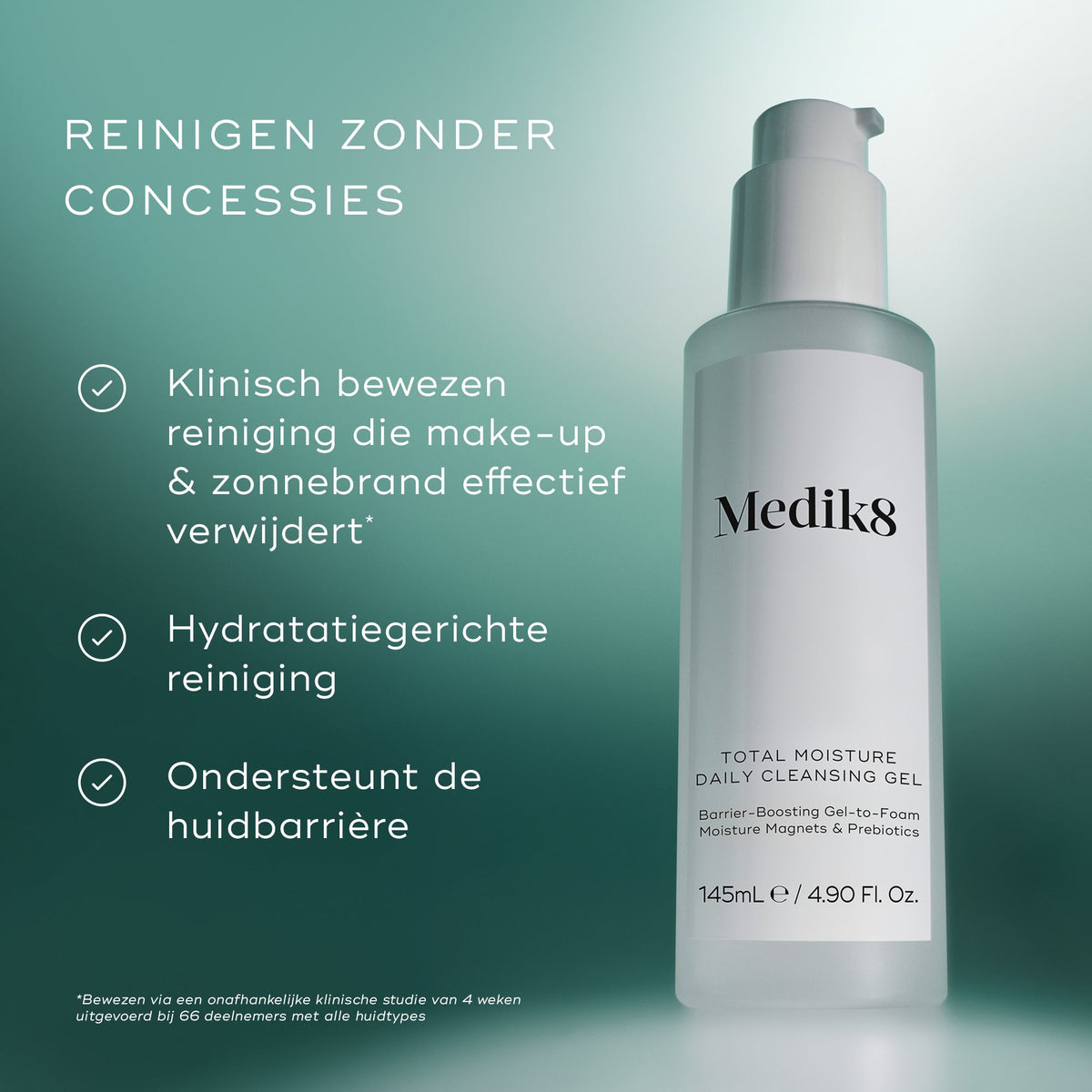 Medik8 Total Moisture Cleansing Gel 145ml benefici
