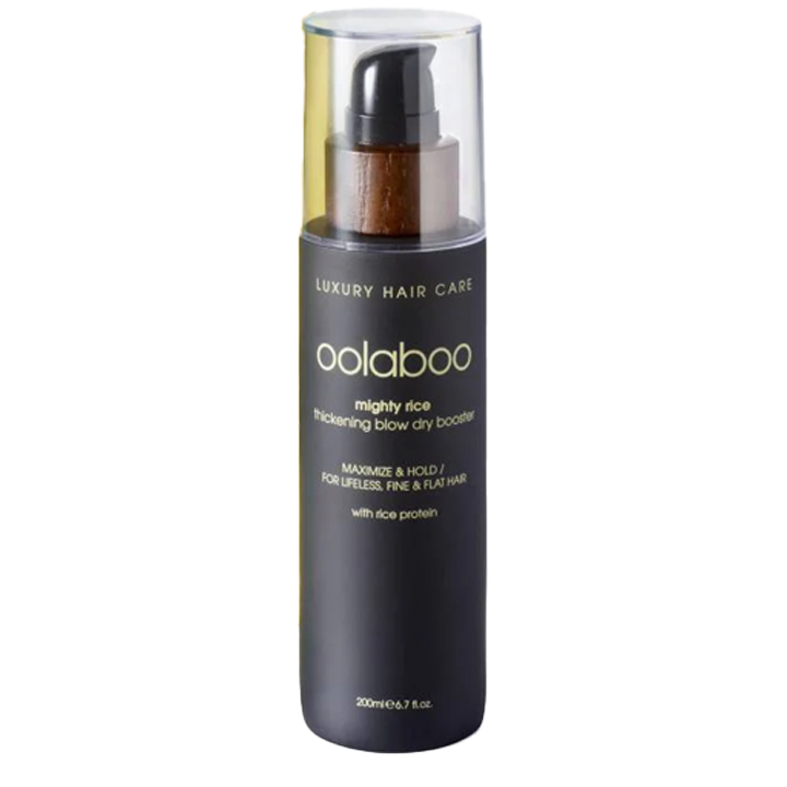 Oolaboo Mighty Rice Blow Dry Booster 200ml flacone senza confezione
