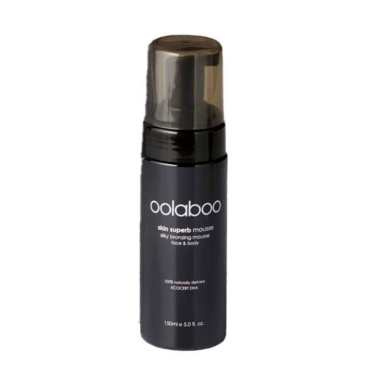 Oolaboo Skin Superb Silky Bronzing Mousse 150ml flacone con pompa schiuma senza confezione