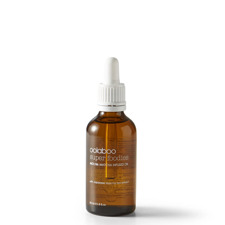 Oolaboo Super Foodies Matcha Infused Oil 50ml flacone con contagocce senza scatola