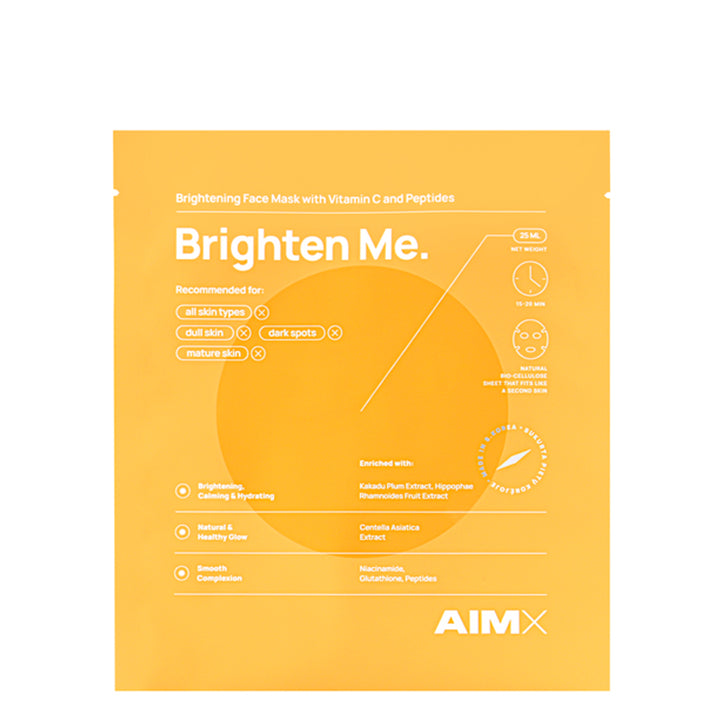 AIMX Brighten Me - Maschera Viso alla Vitamina C