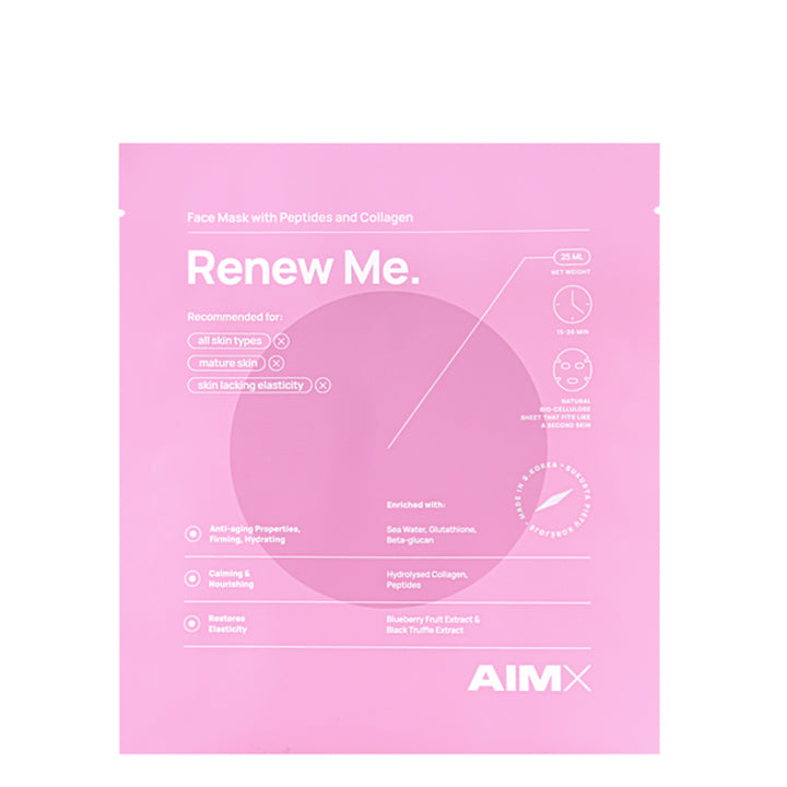 AIMX Renew Me - Maschera Viso al Collagene