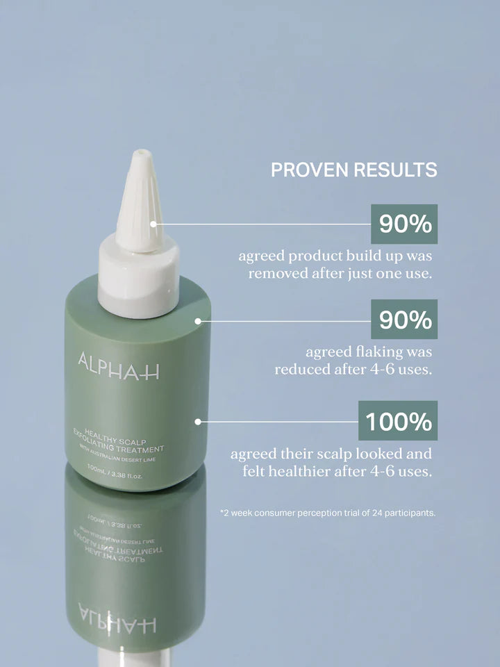 Alpha-H Healthy Scalp Exfoliating Treatment result