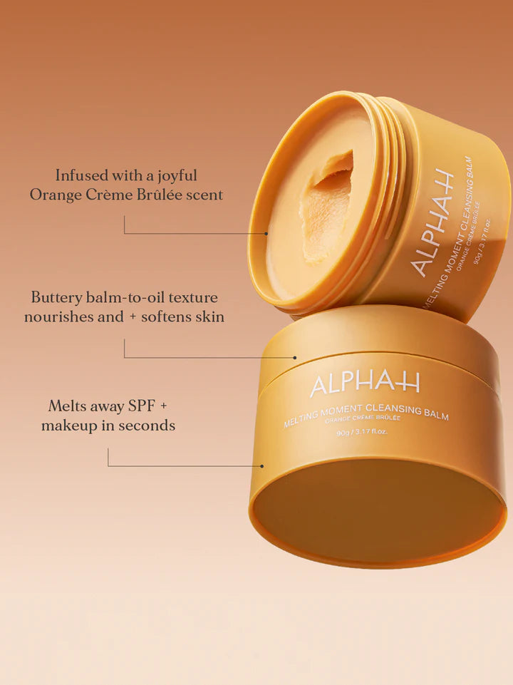 Alpha-H Melting Moment Cleansing Balm Orange Creme Brulee ambiente 1