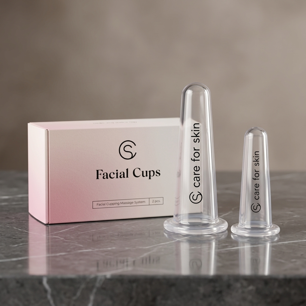 Care for Skin Facial Cups ambiente su marmo