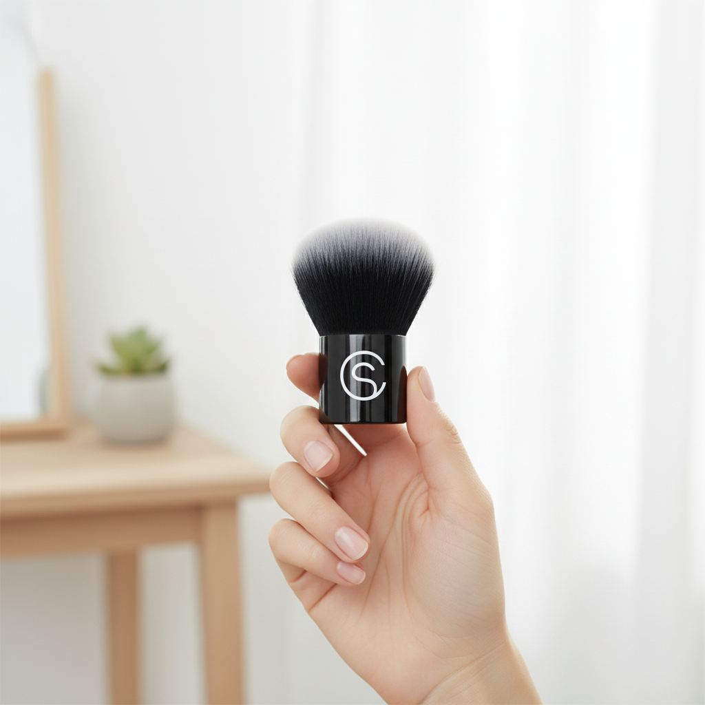 Care for Skin Kabuki Brush in mano