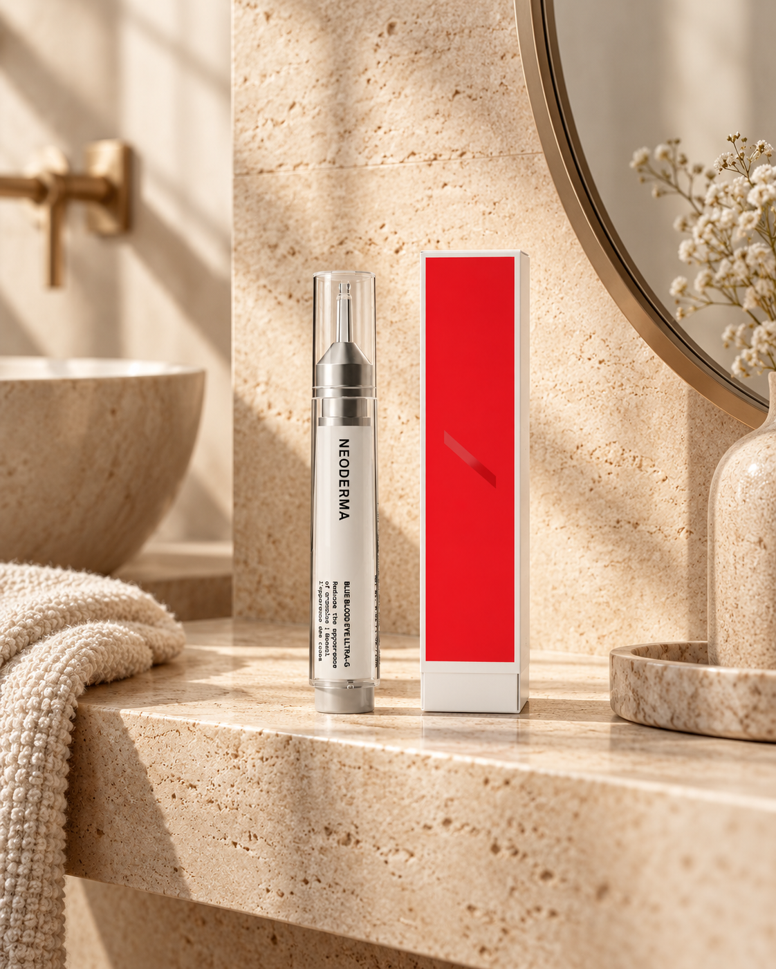 Neoderma Blue Blood cura occhi Eye Ultra-G e Eye Tech-G immagine ambiente