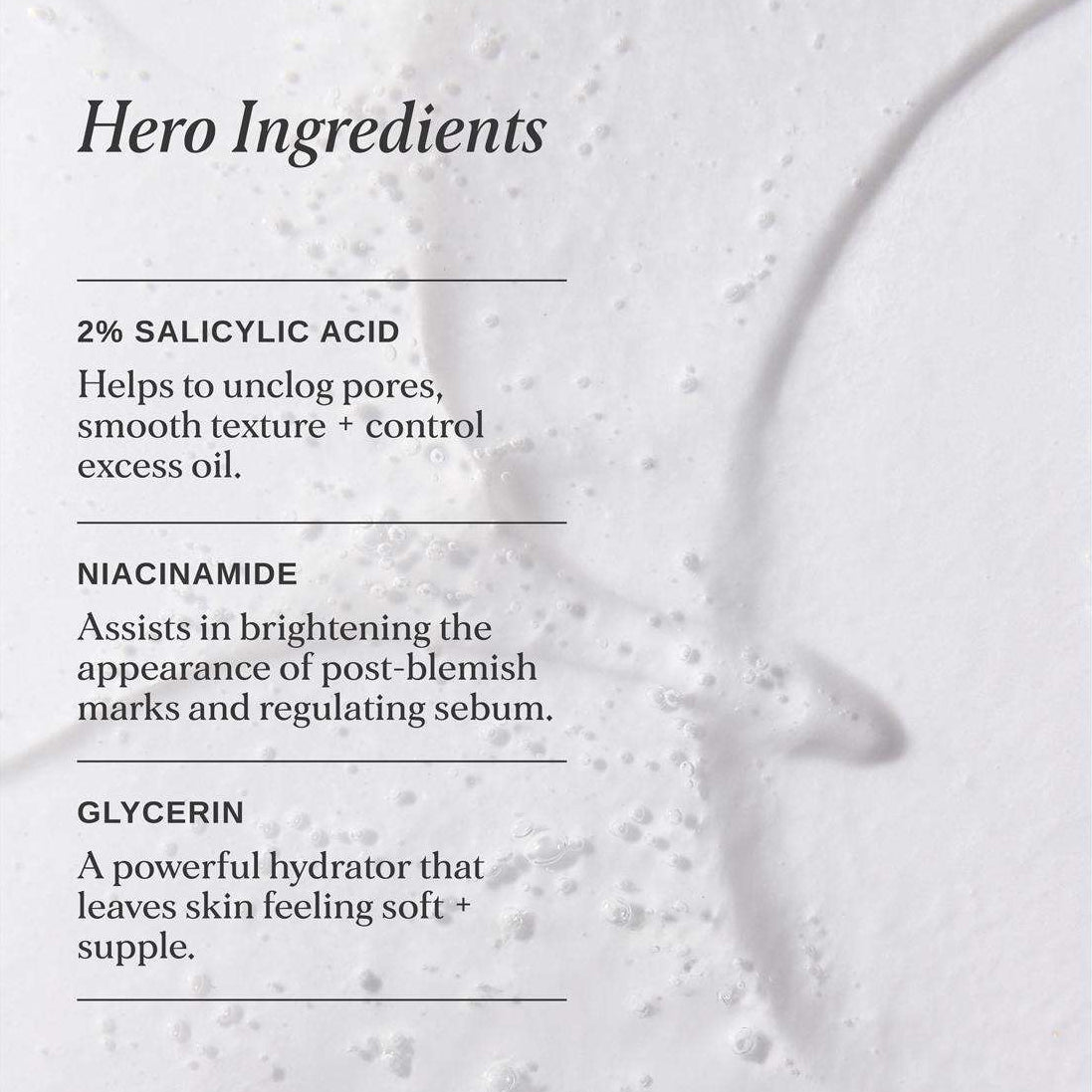Alpha-H Clear Skin Face & Body Wash ingredienti