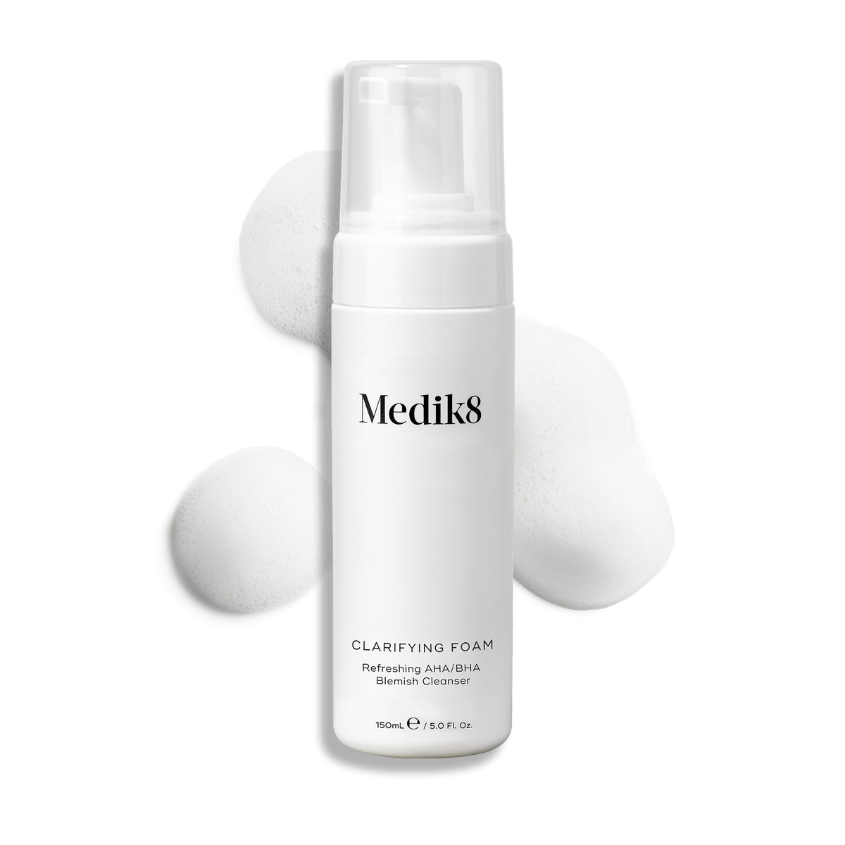 Medik8 Clarifying Foam 150ml con texture