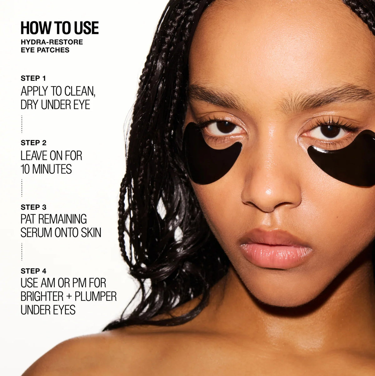 Grown Alchemist Hydra-Restore Eye Patches gebruik onder de ogen