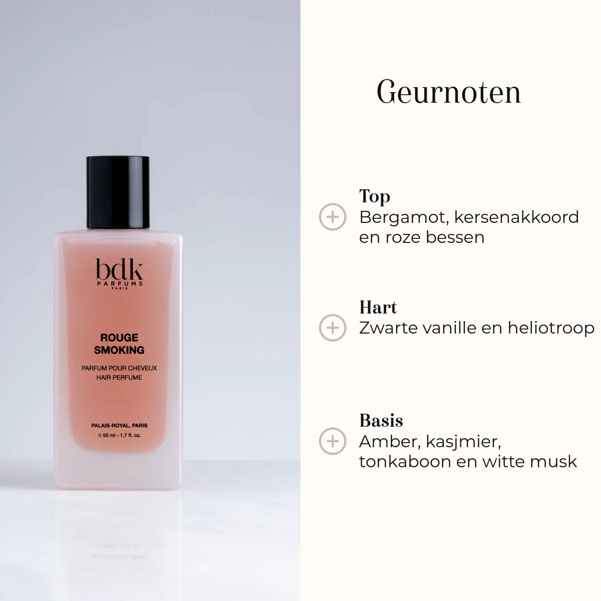 Hair Perfume - Rouge Smoking geurnoten