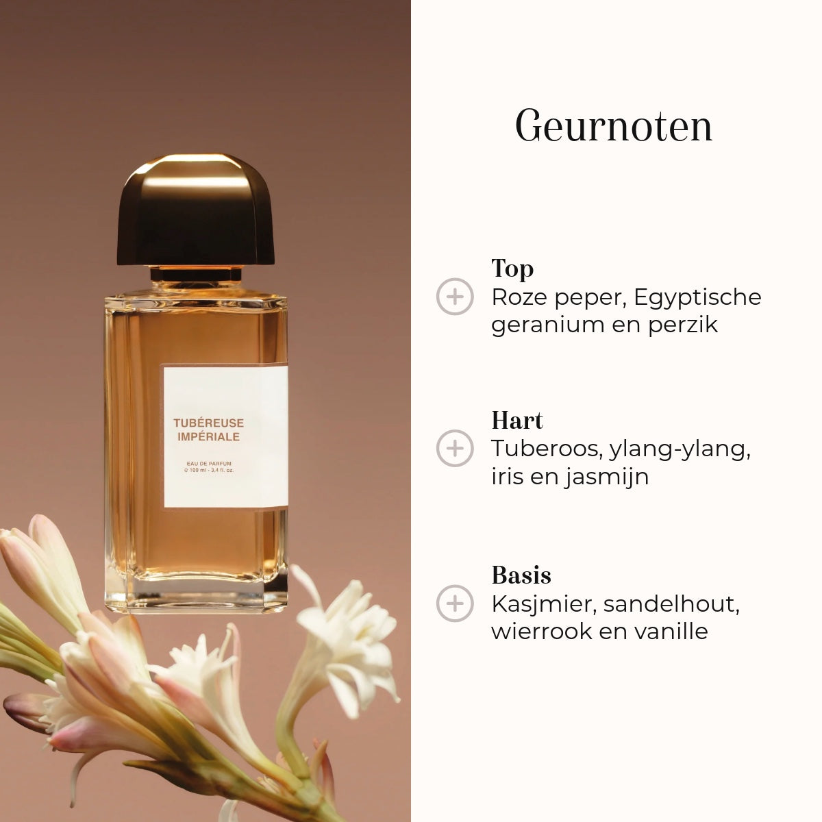 Eau de Parfum - Tubereuse Imperiale geurnoten