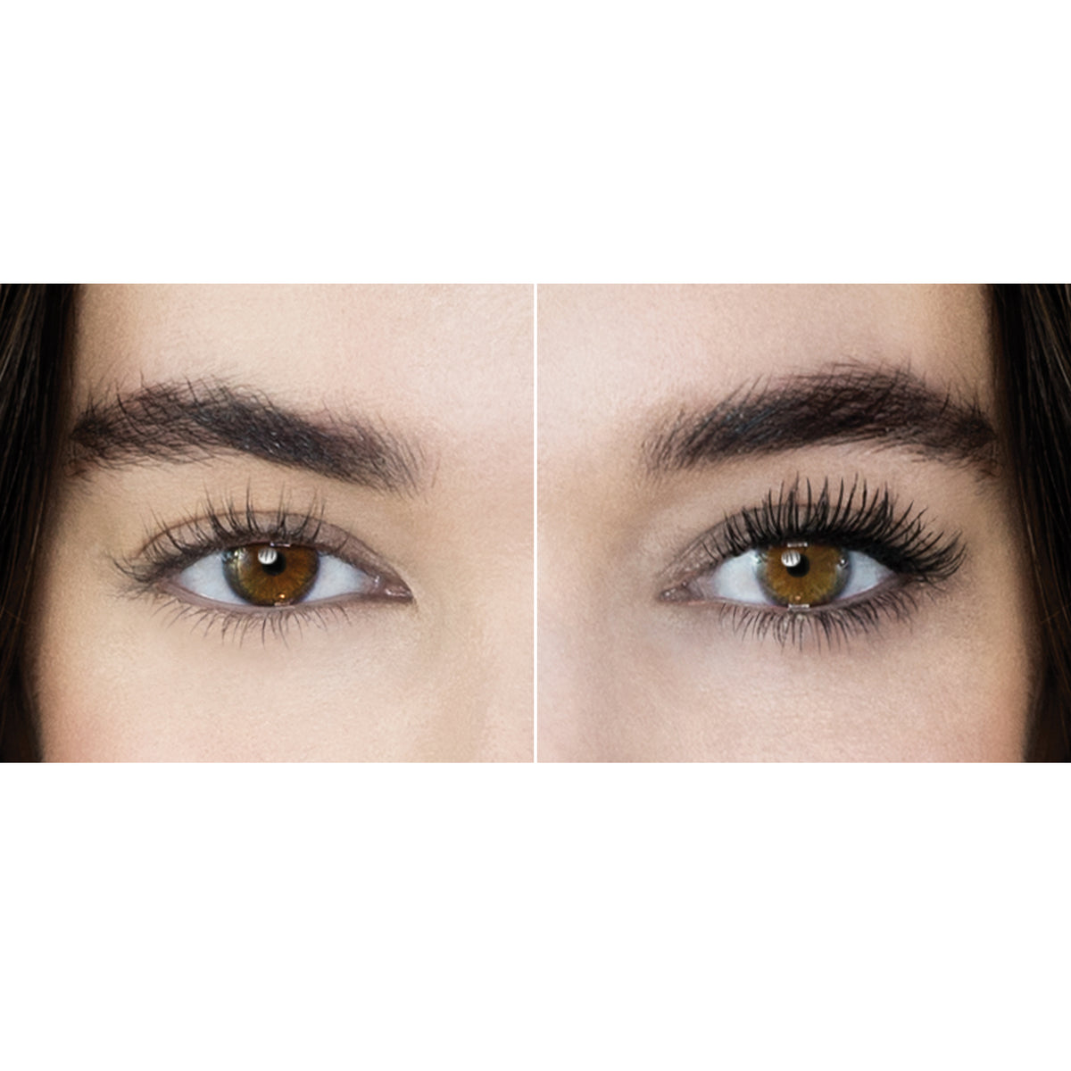 Delilah Definitive Mascara Carbon before and after