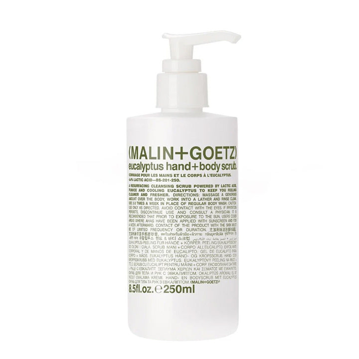 Malin+Goetz Scrub mani e corpo all’eucalipto 250ml
