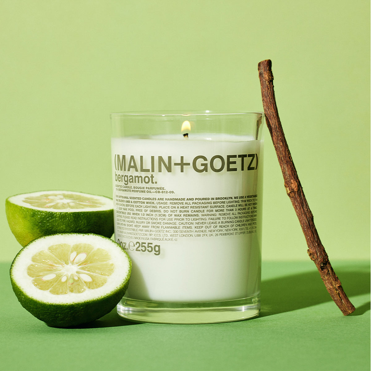 Malin_Goetz_Bergamot_candela 255 gr ambiente