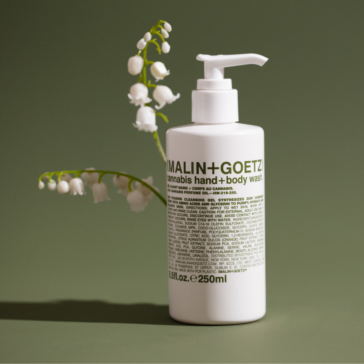 Malin+Goetz Cannabis Hand+Body Wash ambiente