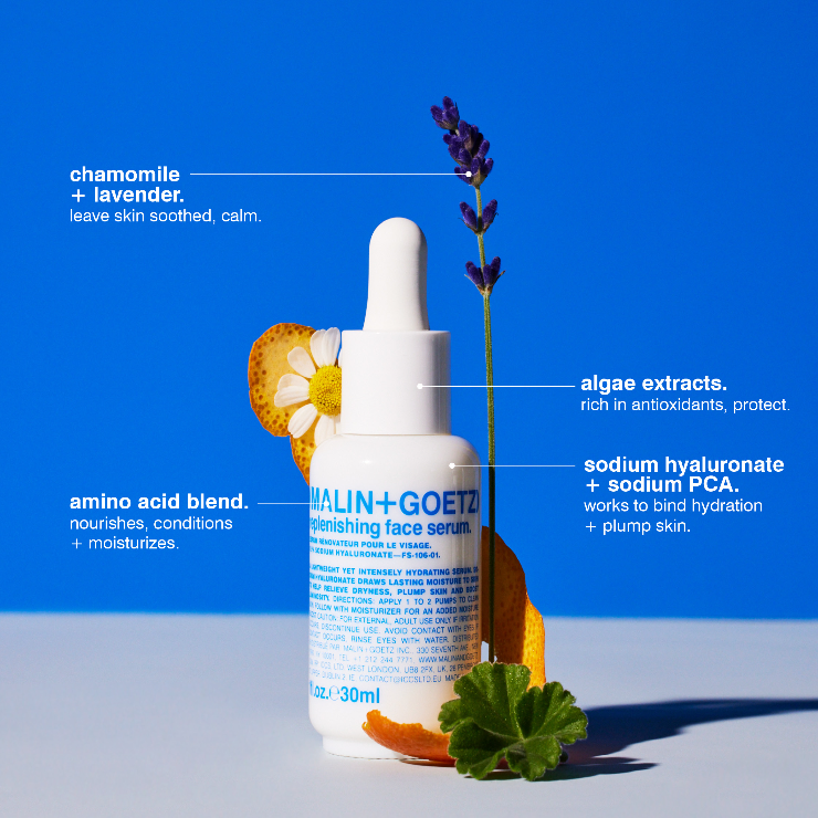 Malin+Goetz Replenishing Face Serum ingredienti