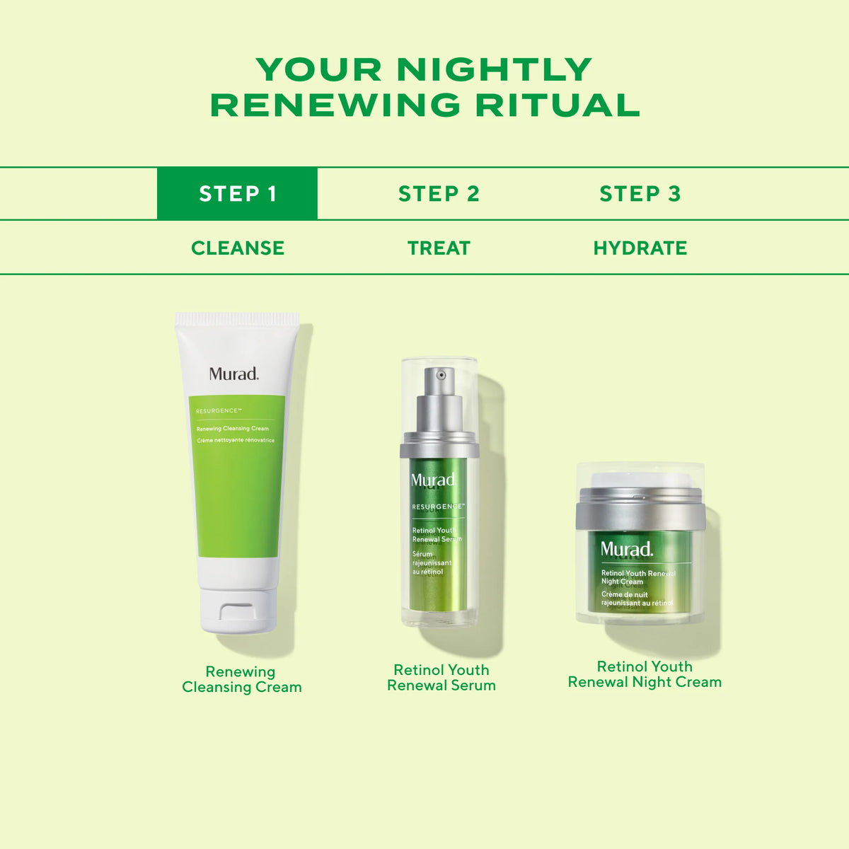 Murad Renewing Cleansing Cream stappenplan