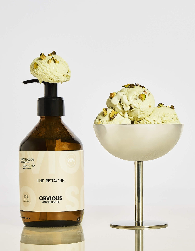 Obvious Parfums Une Pistache Liquid Soap ambiente