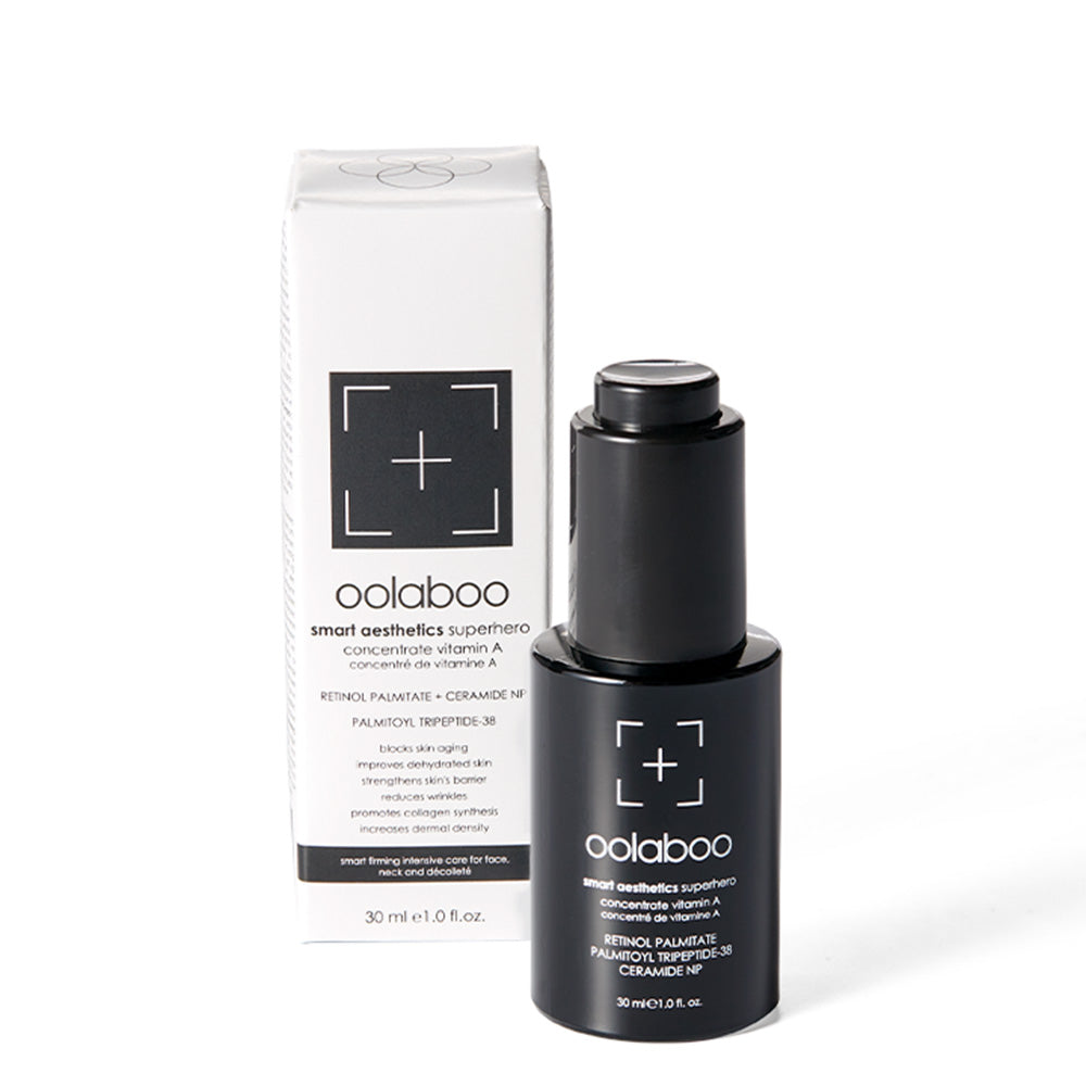 Oolaboo Smart Aesthetics Superhero Vitamin A Concentrate flacone 30 ml con confezione