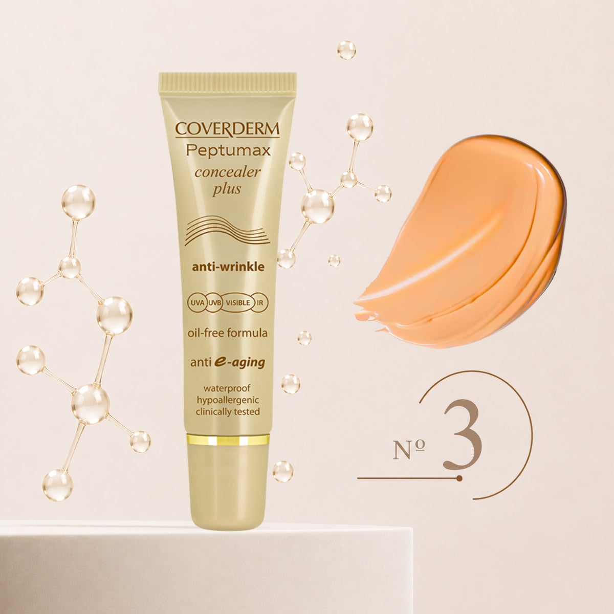 Coverderm Peptumax Concealer Plus SPF50 Peptumax 3 confezione