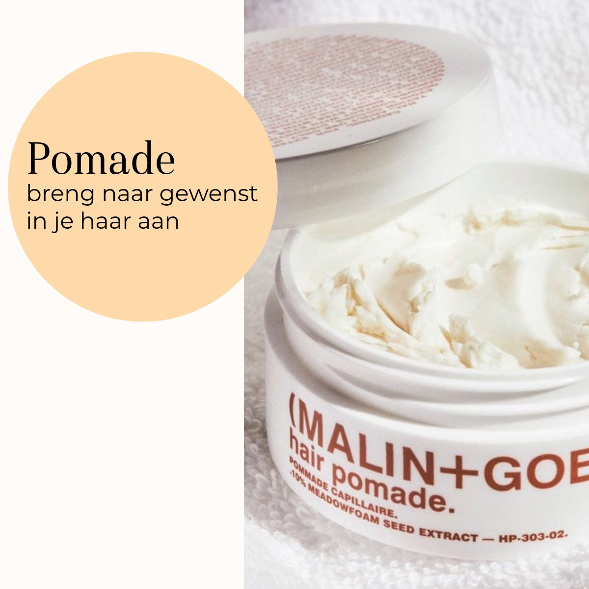 Hair Pomade 57gr utilizzo