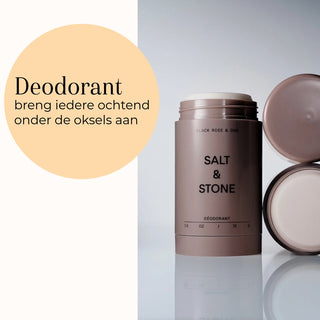 Deodorant - Black Rose & Oud 75gr gebruik