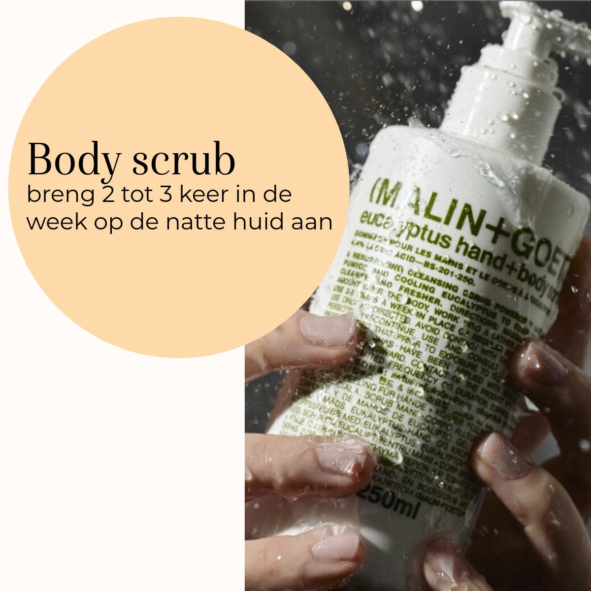 Eucalyptus Hand+Body Scrub 250ml utilizzo
