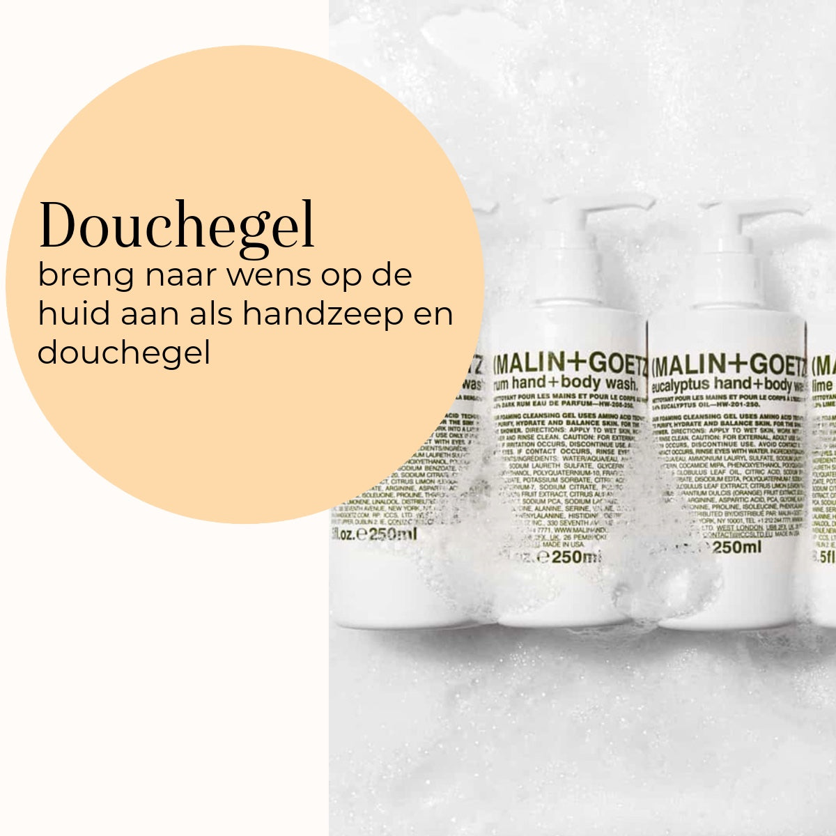 Bergamot Hand + Body Wash utilizzo