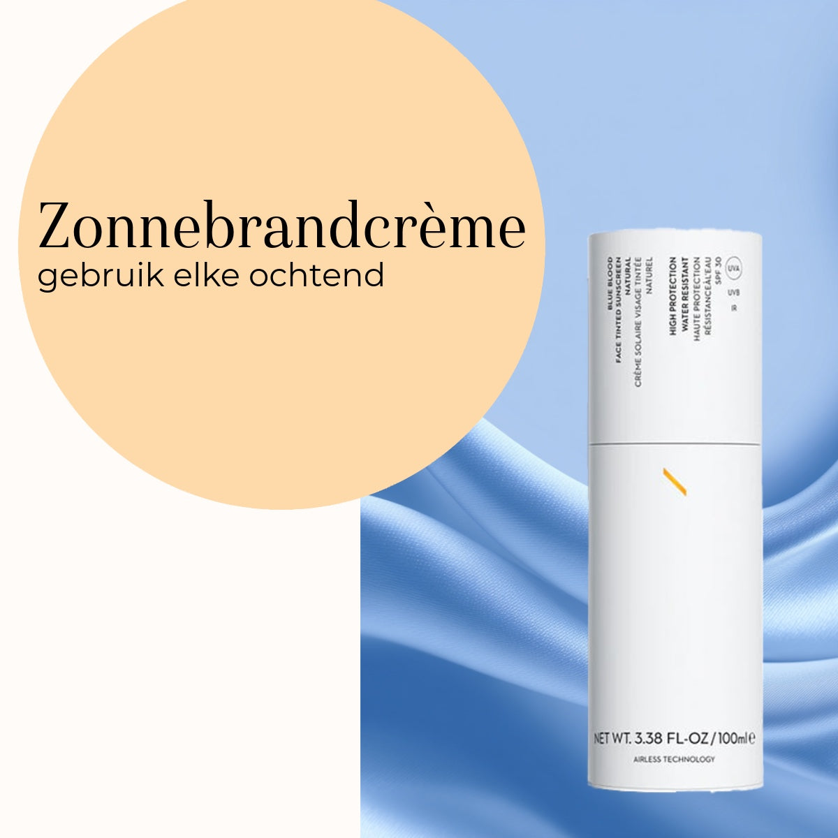 Blue Blood Face Tinted Sunscreen SPF30 Natural utilizzo