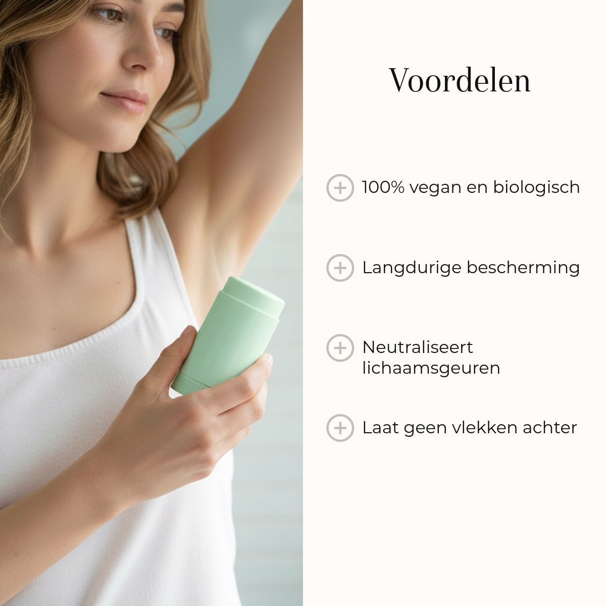 Natural Deodorant Saffron & Cedar 75gr benefici