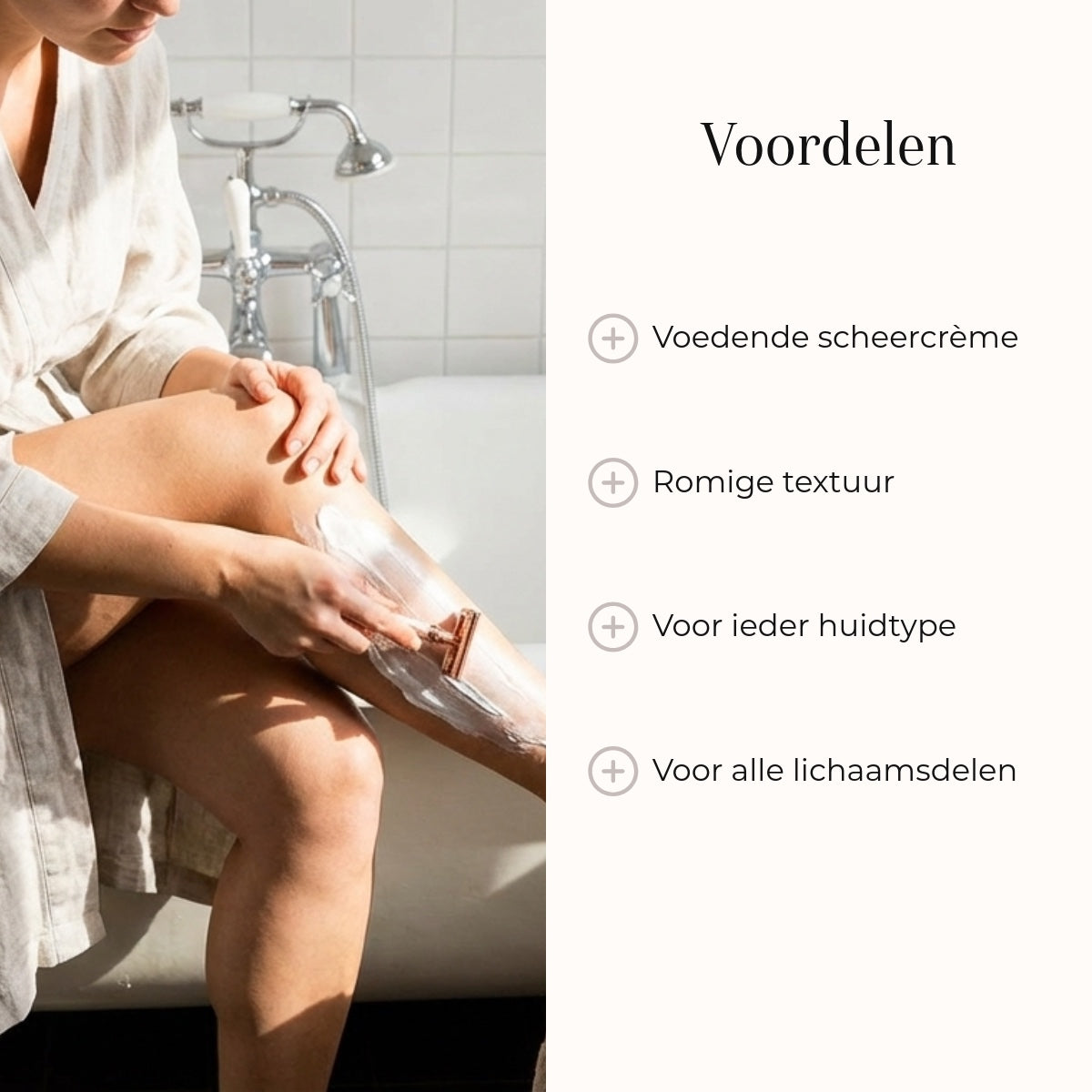 Chamomile Shave Cream benefici