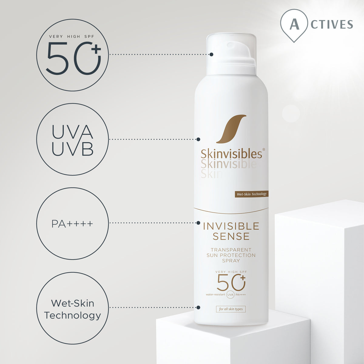Invisible Sense SPF50 200ml | Skinvisibles