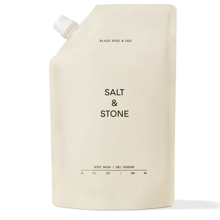 Salt & Stone Body Wash - Black Rose & Oud refill