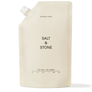 Salt & Stone Body Wash Saffron en Cedar Refill
