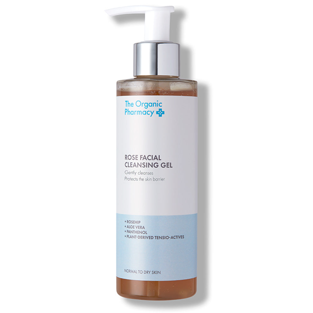 The Organic Pharmacy Gel detergente viso alla rosa 200ml