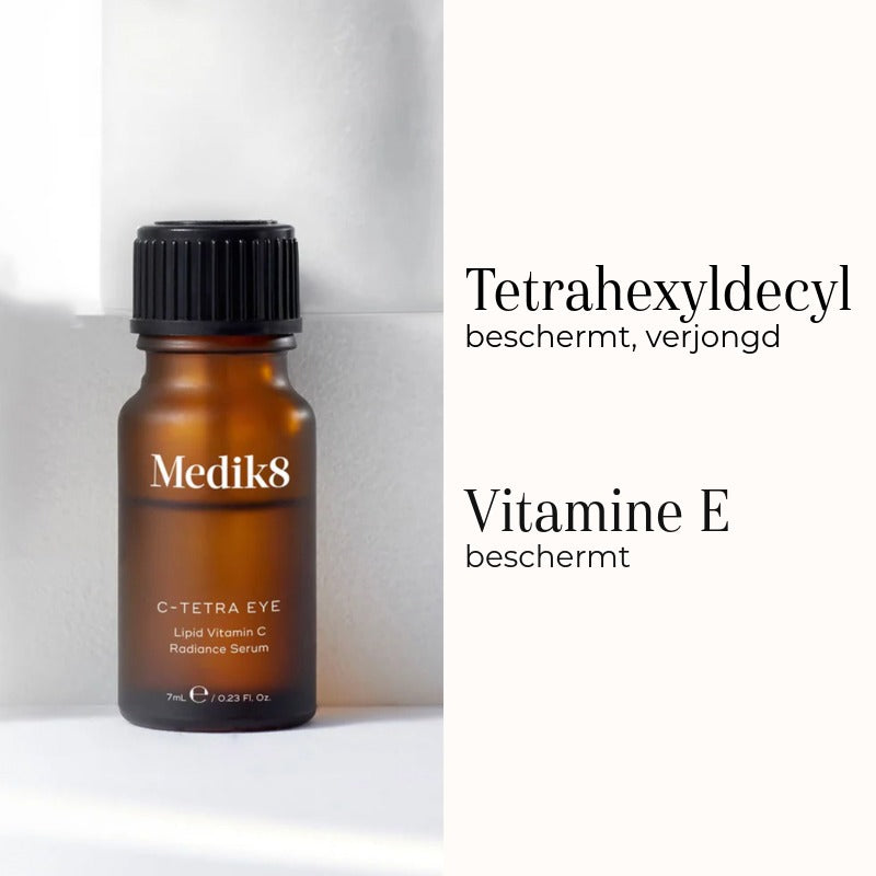 Medik8 C-Tetra Eye 7ml ingredienti tetrahexyldecyl e vitamina E