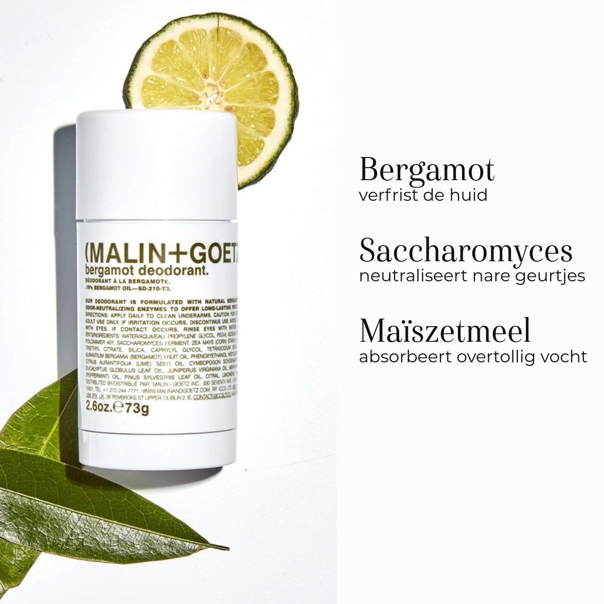 Bergamot Deodorant 73gr ingredienti