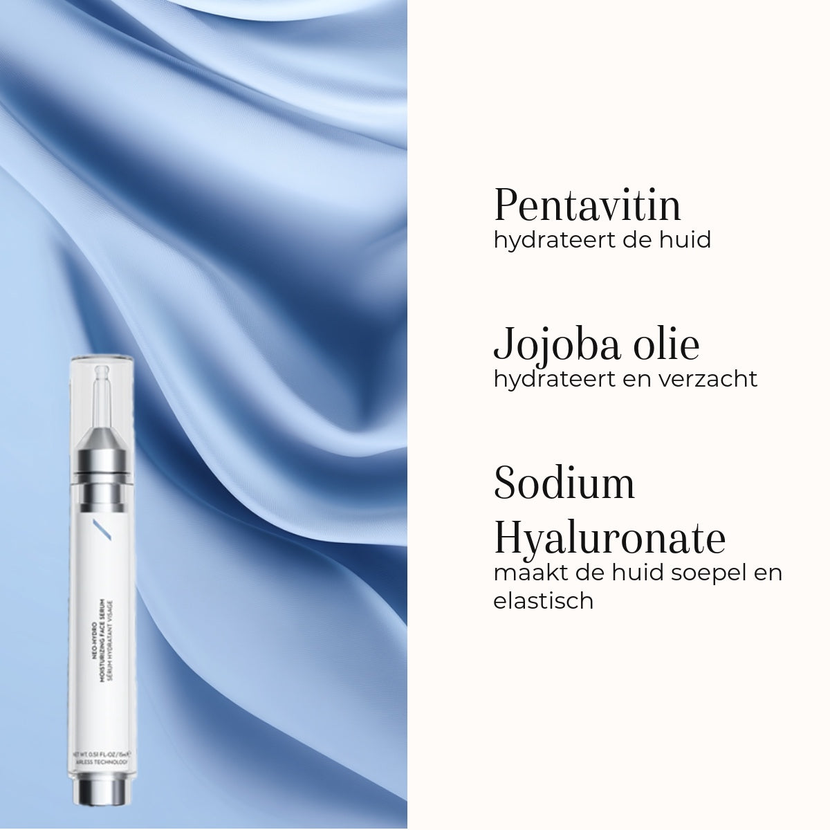 Neo-Hydro Moisturizing Face Serum 15ml ingredienti